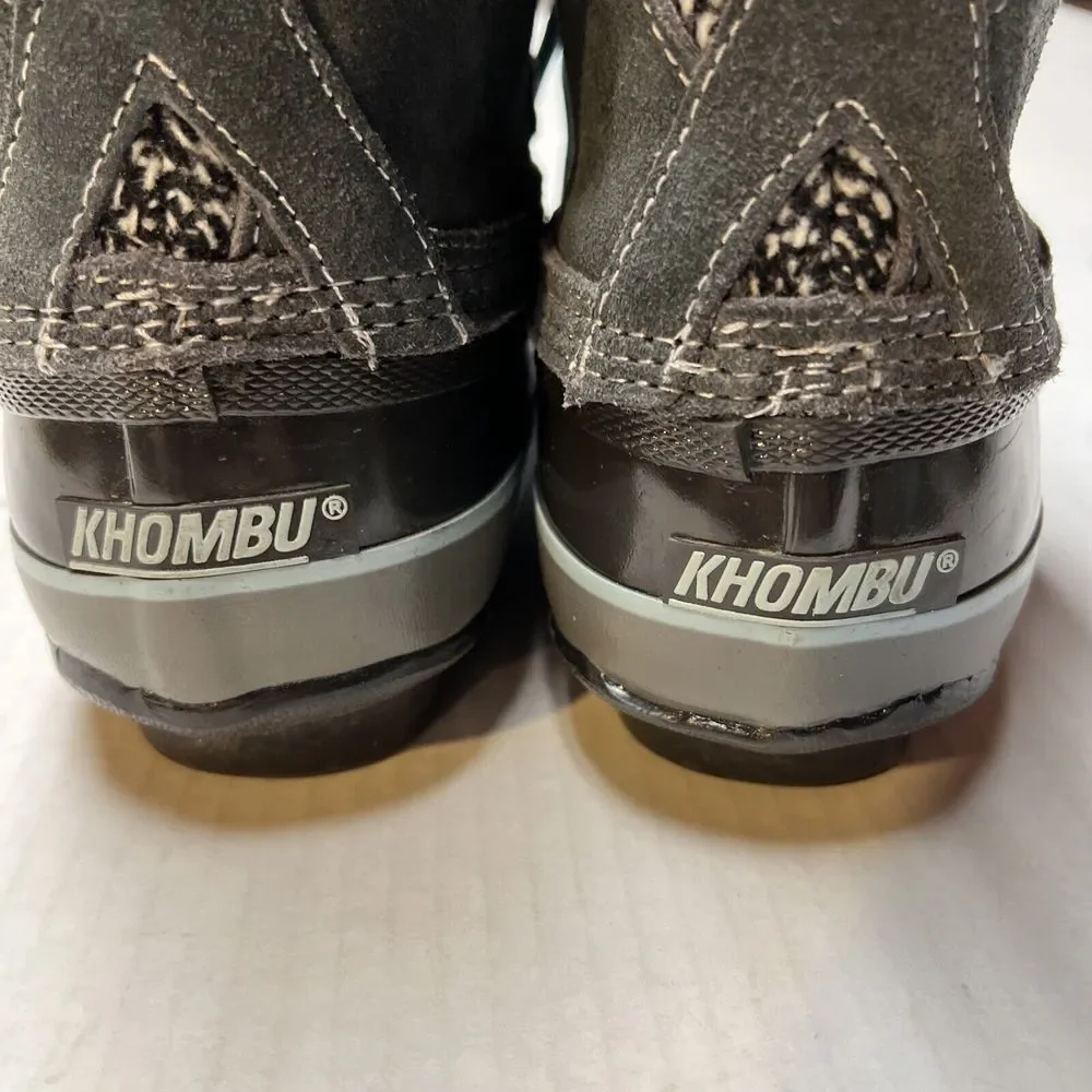 Khombu Faux Fur Winter Snow Rain‎ Boots Water Repellent Women's SZ 9